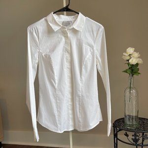 ASOS DESIGN Long Sleeve White Button Down Shirt